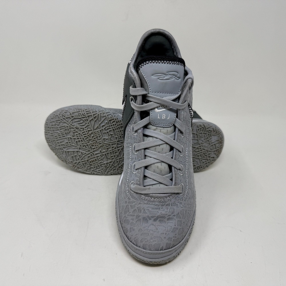 Nike LeBron NXXT Wolf Grey Metallic Gold Basketball Shoes DR8784-004 Men's 8 - Picture 10 of 16